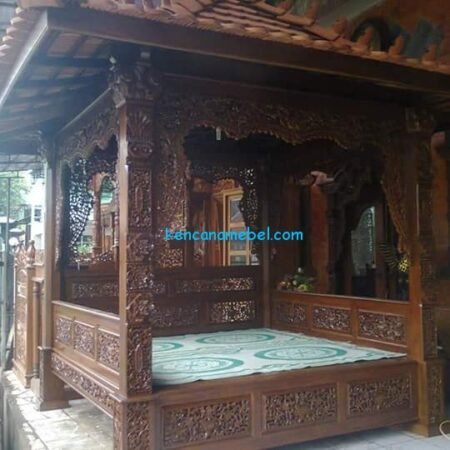 Gazebo Jati Ukir Mewah