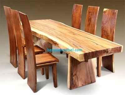 Set Meja Makan Trembesi Solid