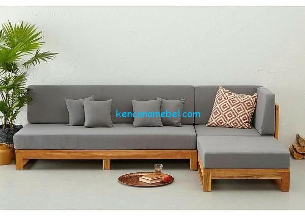 Kursi Sofa Tamu Sudut Jati