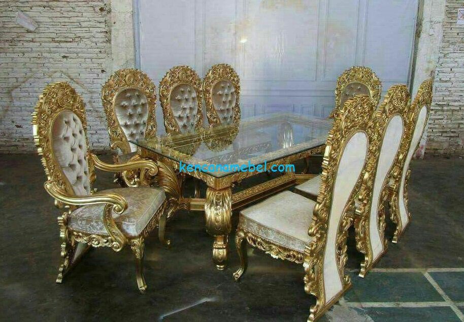 Kursi Meja Makan Klasik Jepara