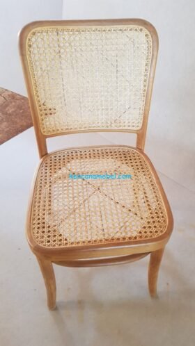 Kursi Cafe Rotan Kayu Osaka