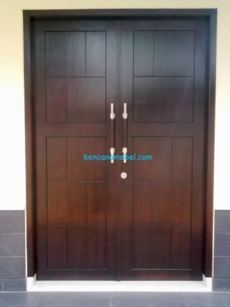 Pintu Kayu Jati Minimalis