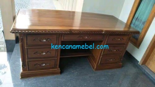 Meja Kerja Minimalis Natural