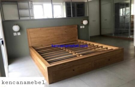 Dipan Minimalis Jati Laci
