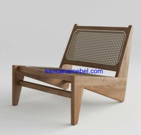 Kursi Cafe Rotan Kayu Jati