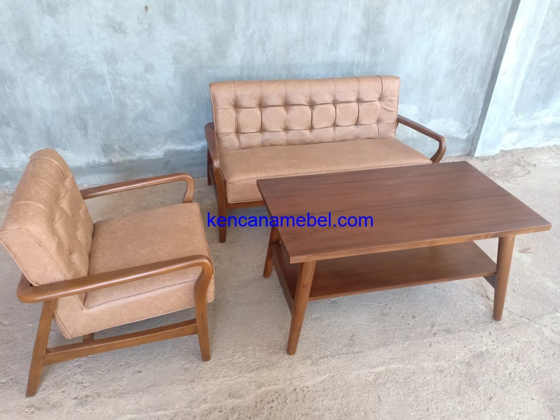 Kursi Tamu Jati Minimalis Sofa