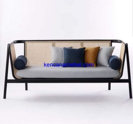 Sofa Bench 3 Seater Rotan