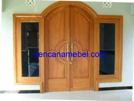 Kusen Pintu Jati Lengkung