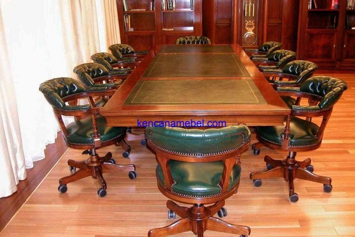 Meja Rapat Kantor Minimalis Jati