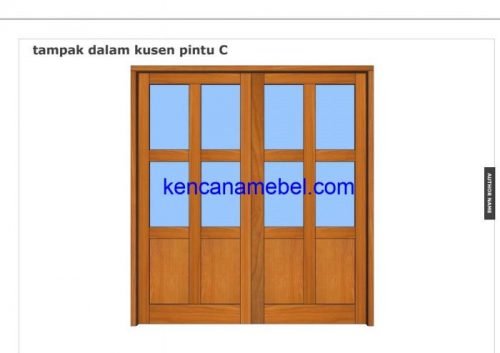 Kusen Pintu Jati Rumah Samping
