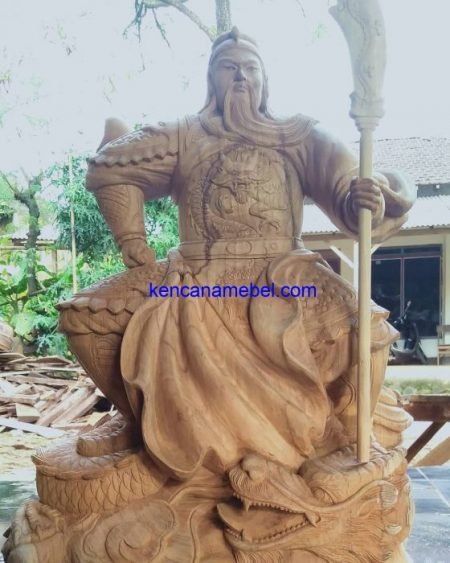 Patung Kayu Dewa Langit