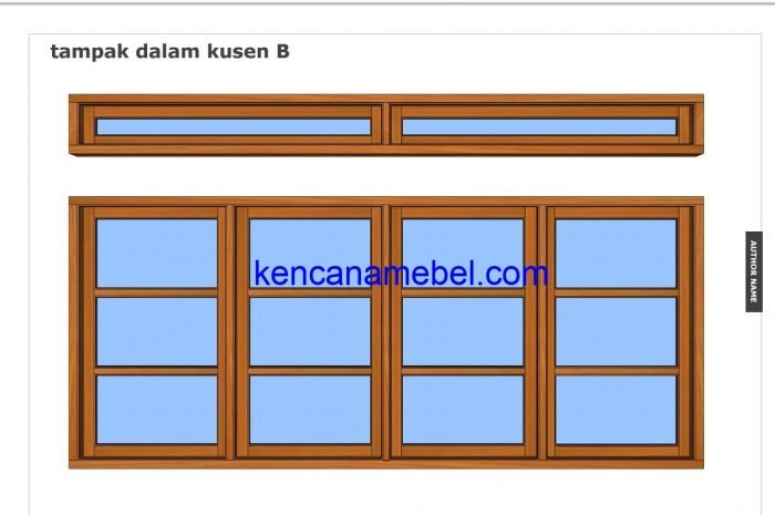 Set Kusen Jendela Eropa
