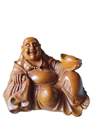 Jual Patung Budha Julaihut Kayu