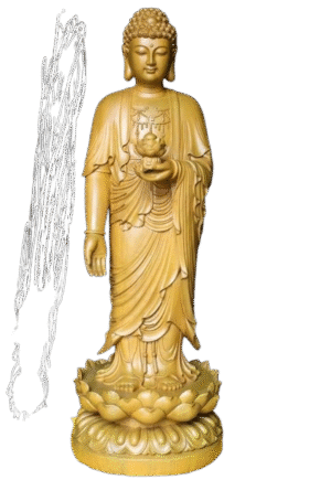 Patung Budha Dari Kayu Custom